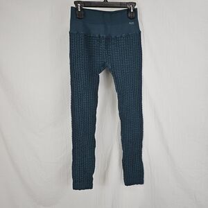 Nux Layer Up Leggings Slate Blue Women's Size Large